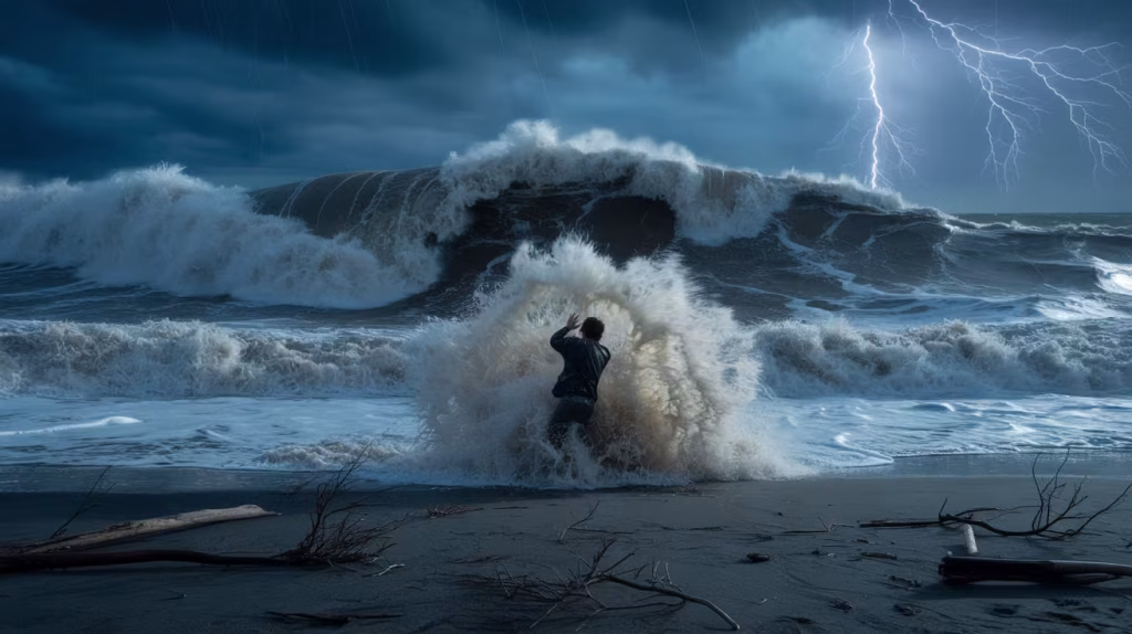 Ce sunt atacurile de panică și cum se manifestă - om in valuri