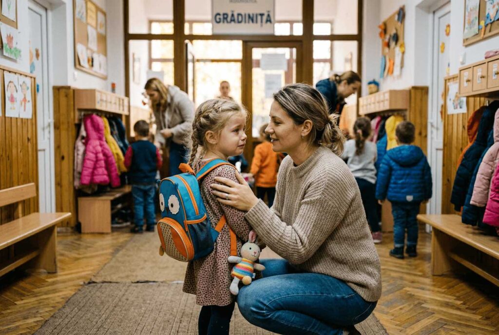 Adaptarea la grădiniță: ce faci când copilul plânge și cum îl ajuți să se acomodeze